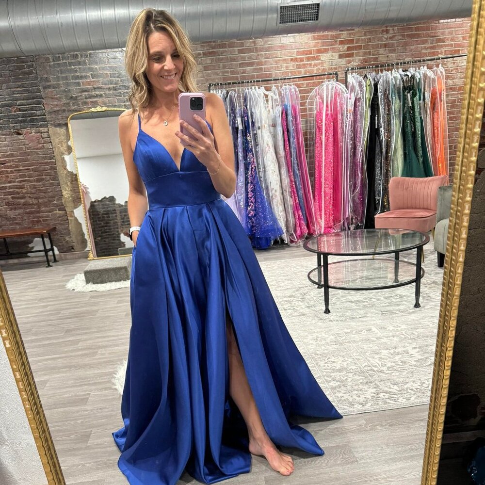 Cecilia Prom Dress - Sizes 6 and 12 - Royal Blue
